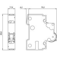 Siemens SIE 5SY6106-7 - Leitungsschutzschalter Char-C 6 A 1-pol 6 kA