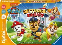 Ravensburger tiptoi Spiel 00202 - PAW Patrol Rettungseinsatz - Lernspiel ab 4 Jahren, lehrreiches Li