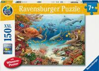 Ravensburger 13411 Puzzle Wieso? Weshalb? Warum? Meerestiere am Korallenriff  150 Teile XXL