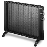 De Longhi HMP 2000 - Radiator - Wall - Floor - Black - Rotary - 2000 W - 1000 W