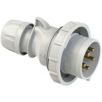 PC Electric 0252-1 - CEE-Stecker"SHARK" 50V 32A| 5-polig 1h| IP67 - in grau