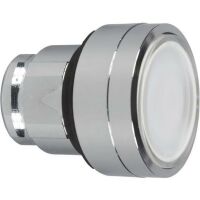 Schneider Electric ZB4BA18 - Pushbutton switch - Wired - Gray - Metal - IP66 - IP67 - BV CSA DNV GL LROS (Lloyds register of shipping) RINA UL listed