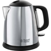 Russell Hobbs Victory - 1 L - 2400 W - Black - Stainless steel - Stainless steel - Water level indicator - Overheat protection