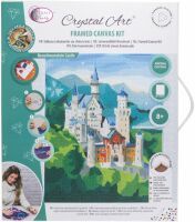 Craft Buddy Ltd. Crystal Art Leinwandbild Neuschwanstein