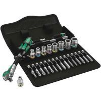 Wera 8100 SA 6 - Socket wrench set - Black,Chrome,Green - CE - Ratchet handle - 1 pc(s) - 1/4"