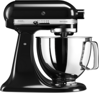 KitchenAid 5KSM125EOB - 4.8 L - Black - 220 RPM - 1.454 m - 50 - 60 Hz - Stainless steel