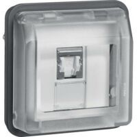 Berker 14093515 - RJ-45 - -40 - 30 °C - Gray - Metal,Plastic - IP20 - 1 pc(s)