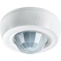 Esylux EB10430848 Aufputz Decken-Bewegungsmelder 360° Weiß IP40