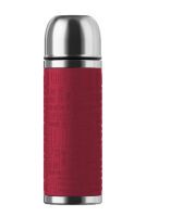 EMSA Isolierflasche 1 l Manschette rot