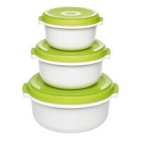 EMSA Micro Family - Set - Round - Green,White - Polypropylene (PP) - Germany - 500 ml