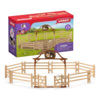 Schleich Horse Club Paddock with entry gate - Toy figure fence - Beige,Brown - 5 yr(s) - 12 yr(s) - Not for children under 36 months - 190 mm