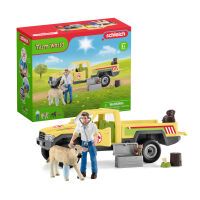 Schleich Farm World Veterinarian visit at the farm - 3 yr(s) - Multicolor - 8 yr(s) - 4 pc(s) - Not for children under 36 months - 280 mm