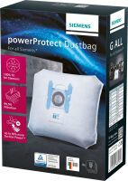 Siemens VZ41FGALL - Cylinder vacuum - Dust bag - White - Box