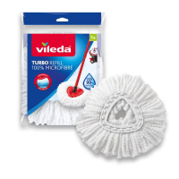 Vileda TURBO ClassiC - Mop head - White - Microfiber - 1 pc(s)