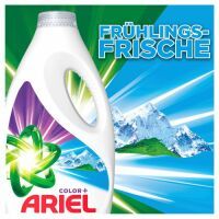 Multipack 4x Ariel Flüssigwaschmittel Waschmittel, 30 Waschladungen Color+ Frühlingsfrische, Kraftvolle Fleckenentfernung Schon Ab Der 1. Wäsche 