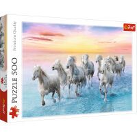 Puzzle 500 Teile Gallopierende Pferde