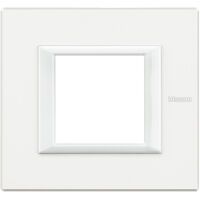 Bticino RAHMEN 2MOD WHITE ALUMINIUM (HA4802HD)