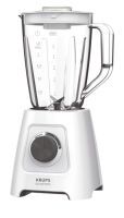 Krups Blendforce - Tabletop blender - 1.25 L - Ice crushing - 600 W - Grey - White