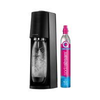 SodaStream Terra schwarz Wasseraufbereiter und Zubehör