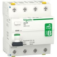 Schneider Electric FI IID 4P 40A 30mA TYP B-EV (A9Z51440)