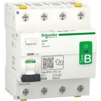 Schneider Electric FI IID 4P 63A 300MA TYP B-SI (A9Z64463)