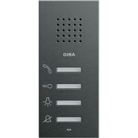 Gira WOHNUNGSSTATION AP SYS 55 (125028     ANTHRAZIT)