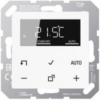 JUNG Raumtemperaturregler mit Display Standar TRDA1790WW