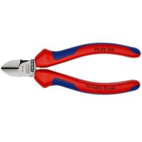 KNIPEX 70 02 140 - Diagonal-cutting pliers - Chromium-vanadium steel - Plastic - Blue/Red - 14 cm - 150 g