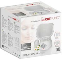 Clatronic GS 3656 weiß-grau Gesichtssauna Beauty und Wellness