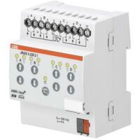 ABB 2CDG110121R0011 - Blind/shutter actuator - DIN rail-mounted - 4 channels - IP20 - Gray - CE