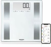 Soehnle Shape Sense Connect 100 - Electronic personal scale - 180 kg - 100 g - kg,lb,st - Rectangle - Silver