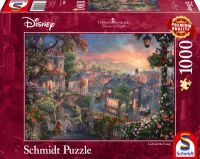 Schmidt Spiele Puzzle Thomas Kinkade Disney Susi und Strolch, 1000 Teile