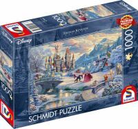 Schmidt Spiele Puzzle Thomas Kinkade, Disney, Die Schöne und das Biest, 1000 Teile