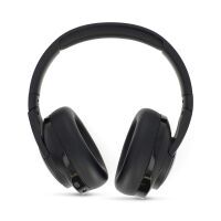 Nedis Drahtlose Over-Ear-Kopfhörer / max. Batteriespielzeit: 28 Std / Eingebautes Mikro / Drücken Sie Strg / Hybrid (ENC + ANC) / Stimmkontrolle / Lautstärke-Regler / Schwarz