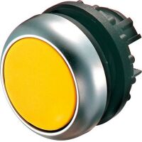 Eaton M22-DL-Y - Pushbutton switch - Black,Metallic,Yellow - IP66 - IP67 - IP69 - 29.7 mm - 29.7 mm - -25 - 70 °C