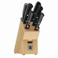 WMF Classic Line - Knife/cutlery block set - Stainless steel - Plastic - Stainless steel - Wood - Black