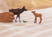 schleich® WILD LIFE 42629 Elchkuh mit Kalb