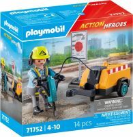 PLAYMOBIL 71752 Bauarbeiter mit Meißel