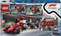 LEGO® City 60443 F1 Boxenstopp mit Boxencrew und Ferrari Flitzer