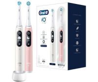 Oral-B iO Series 6 DuoPack White + Pink Elektrische Zahnbürste