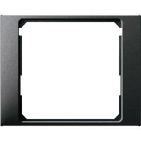 Berker 11087006 - Black - Matte - Screwless - Berker - 50 x 50 mm - 10 pc(s)