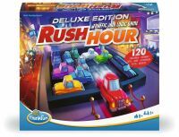 Ravensburger ThinkFun 76617 - Rush Hour - Das bekannte Stau-Spiel in der Deluxe Edition mit Fahrzeug