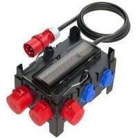 PC Electric 9130008 - Mobilverteiler"ISCHL BV" Eingang 1x Stecker 400V/32A/5-polig+ 2m Kabel