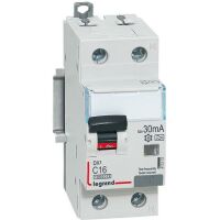 Legrand FI/LS C16 1+N 10KA 30MA A-G (411312           DX3)