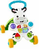 Mattel Fisher-Price Lern mit mir Zebra Lauflernwagen (DLD94)