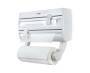 Leifheit Parat F2 - Wall-mounted paper towel holder - White - Aluminium,Plastic