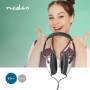 Nedis KOPFHÖRER OVER-EAR    2M KABEL (HPWD1200BK     SI/SW)