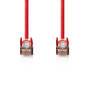 Nedis CAT5e-Netzwerkkabel / SF/UTP / RJ45 Stecker / RJ45 Stecker / 15.0 m / Rund / PVC / Red / Plastikbeutel