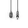 Nedis Balanced Audio-Kabel| XLR 3-Pin Buchse| 6.35 mm Stecker| Vernickelt| 1.50 m| - Cable - Audio/Multimedia