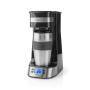 Nedis KACM300FBK - Drip coffee maker - 0.42 L - Ground coffee - 700 W - Black - Silver